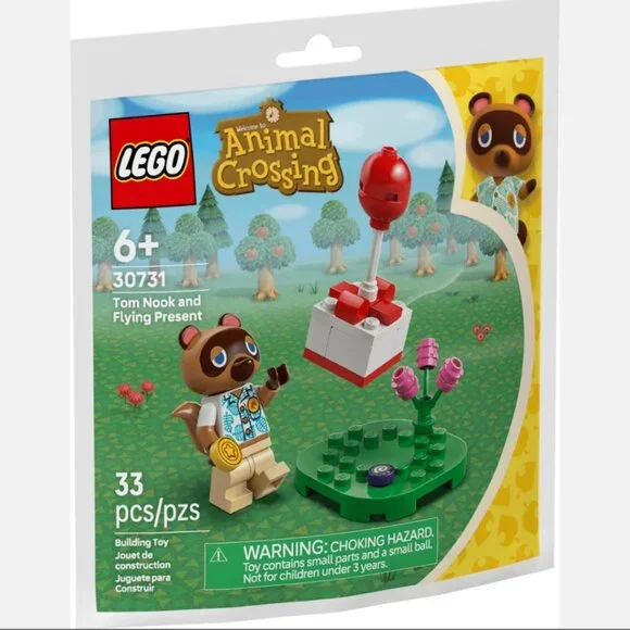 Lego 30731 Animal Crossing Tom Nook and Flying Present Paperbag New 2026 - Picture 4 of 5
